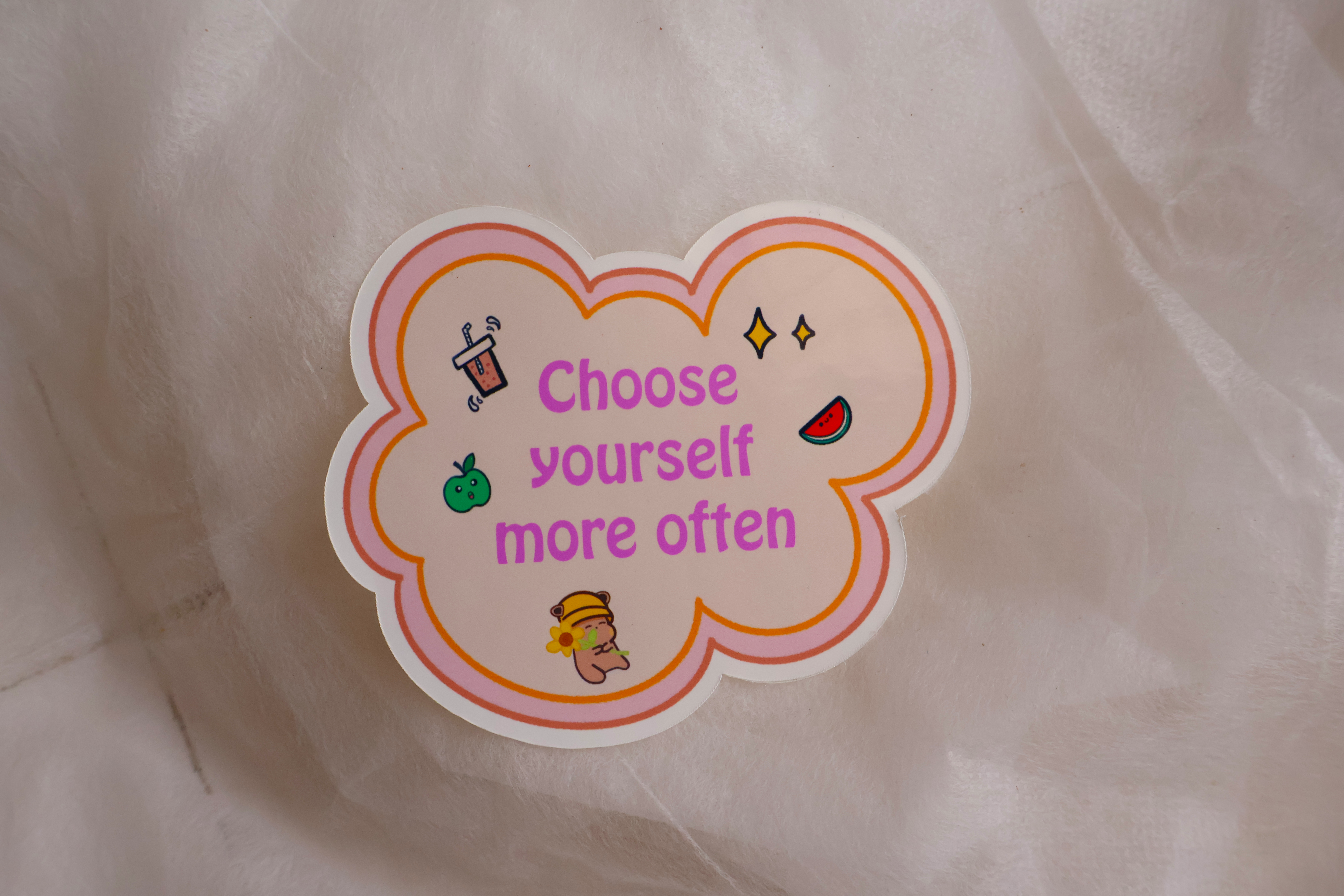 Choose Yourself More Often Stickers